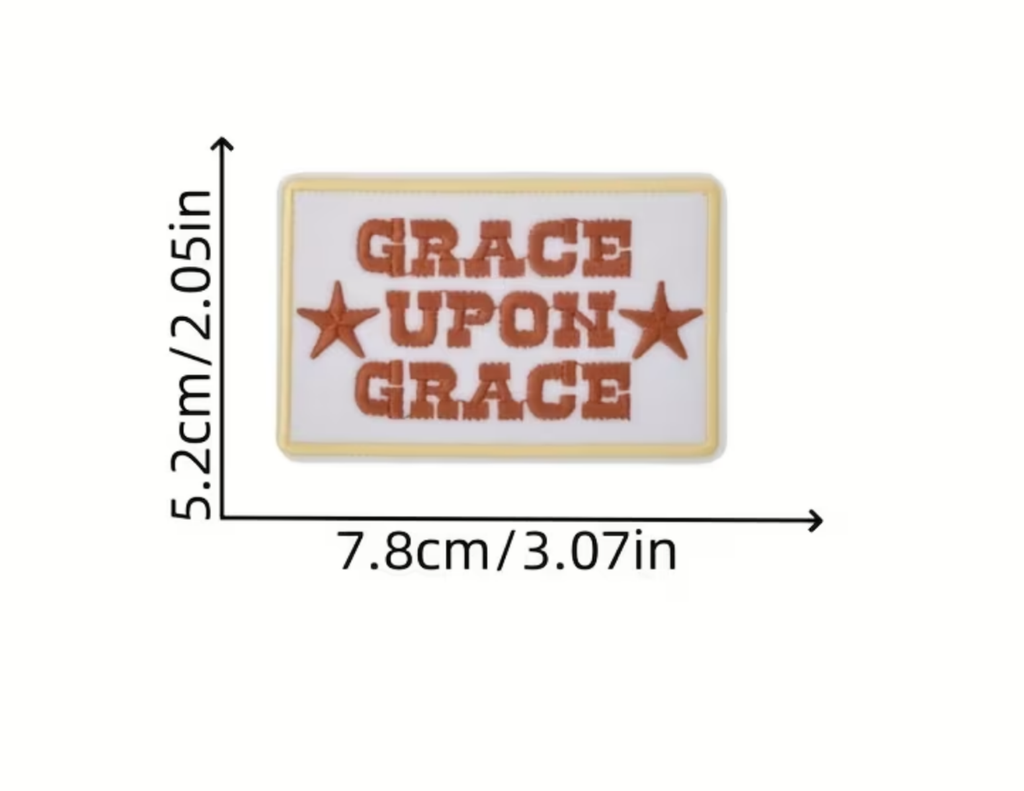 Grace Upon Grace Hat Patch