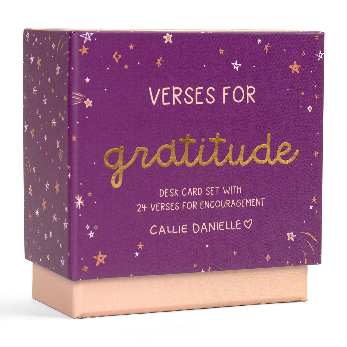 Verse for Gratitude – Bible Verse Card Set + Display Stand