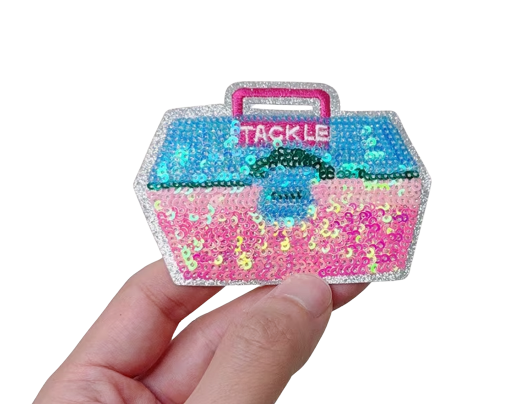 Pink Tackle Hat Patch
