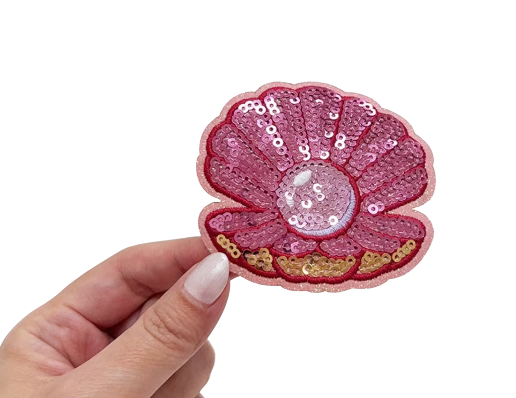 Pink Pearl Hat Patch