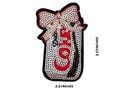 Diet Coke Sequin Hat Patch