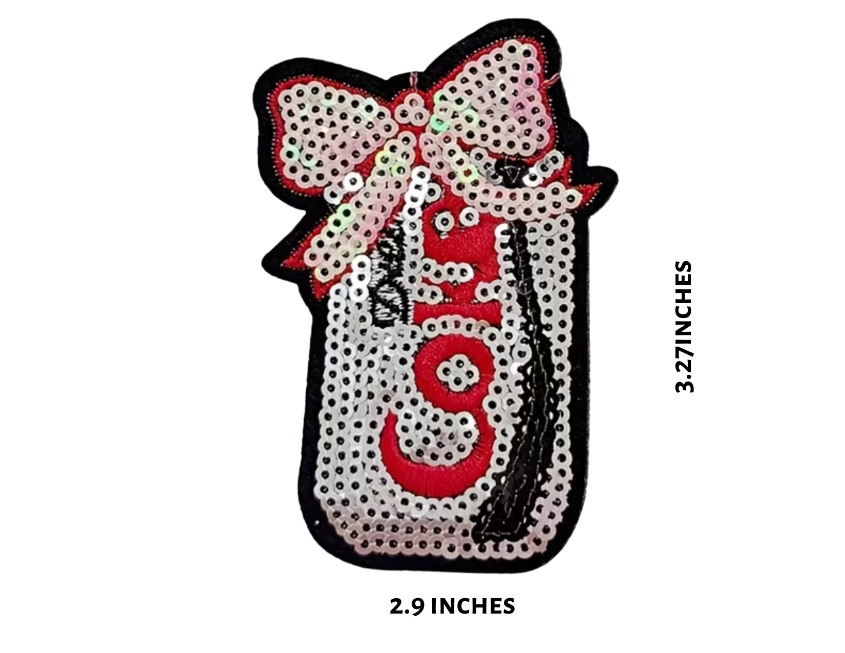 Diet Coke Sequin Hat Patch