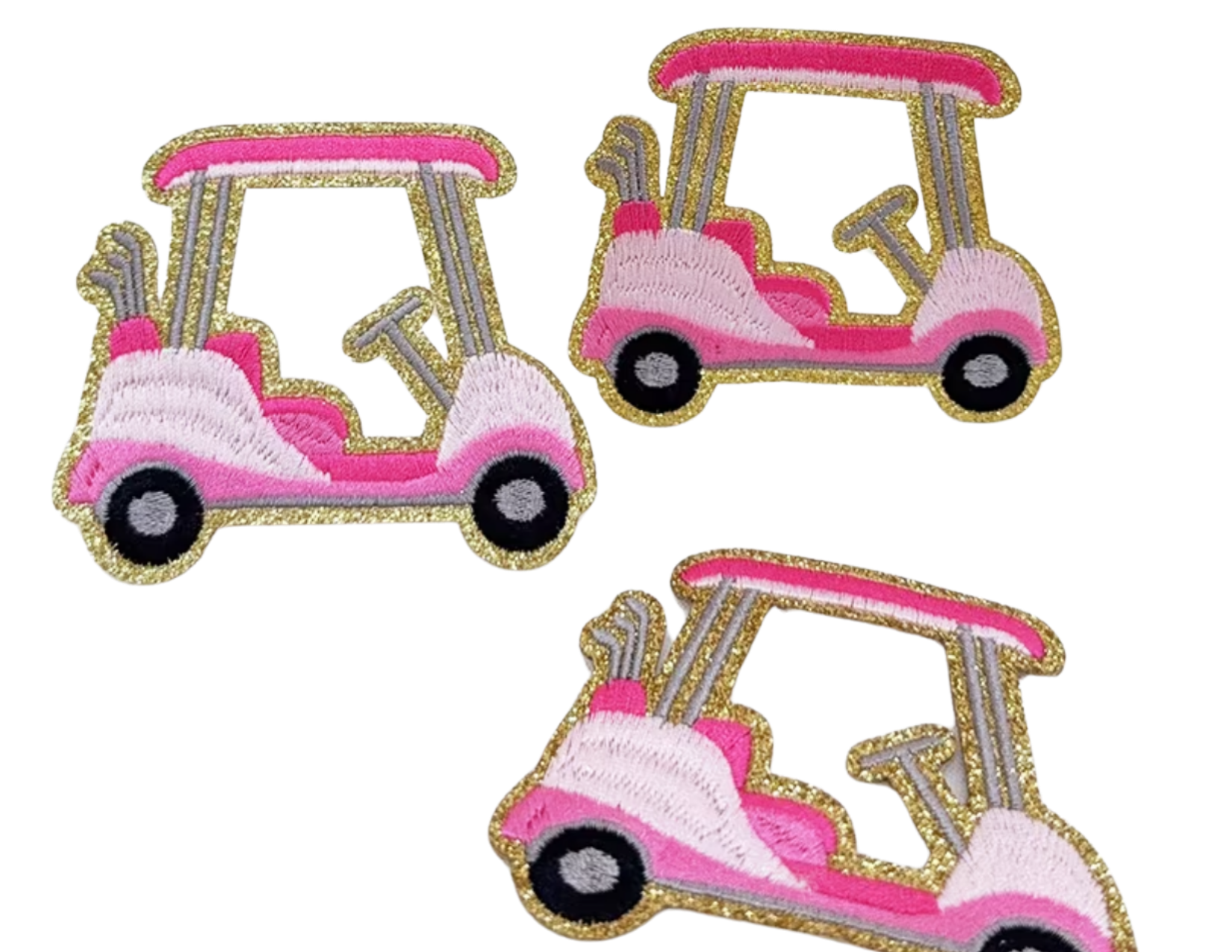 Pink Cart Hat Patch