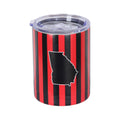 GA Red and Black Tumbler
