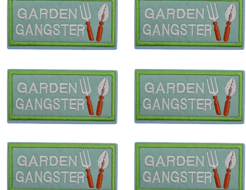Garden Gangster Hat Patch