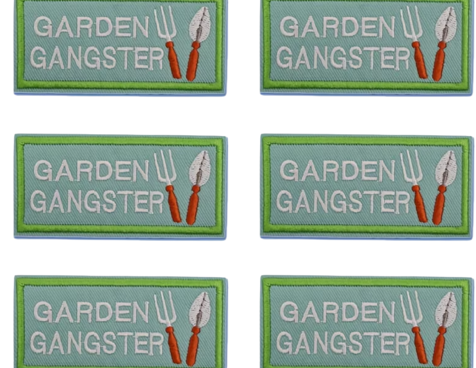 Garden Gangster Hat Patch