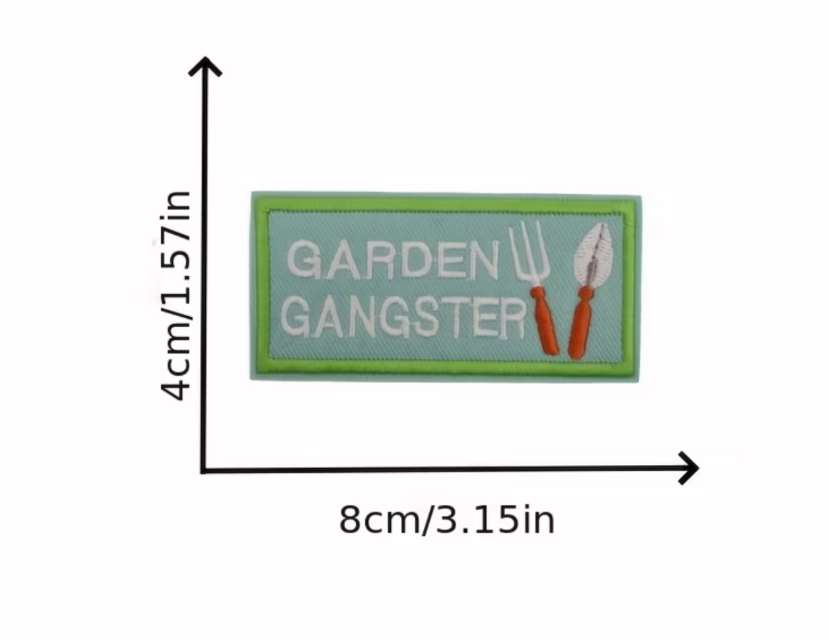 Garden Gangster Hat Patch