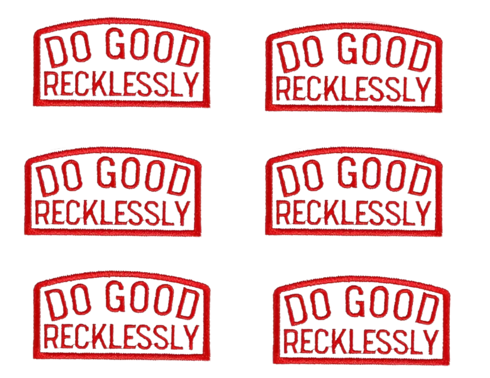 Reckless Good Hat Patch