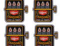 Vintage Sardines Hat Patch
