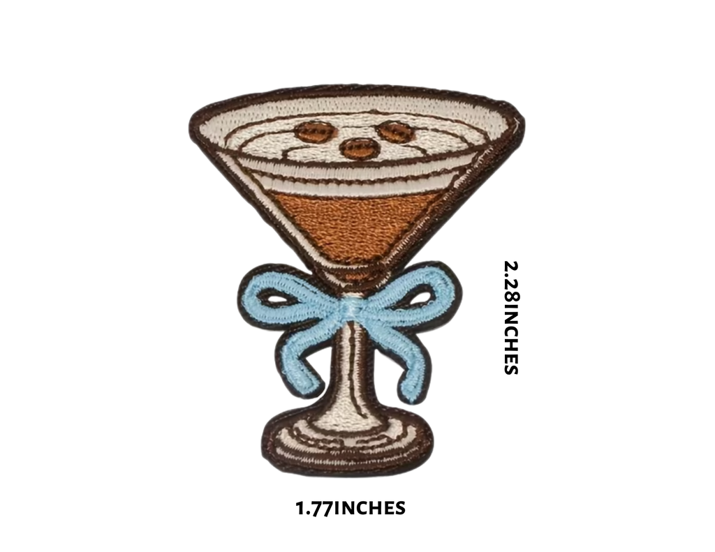 Chocolate Martini Hat Patch