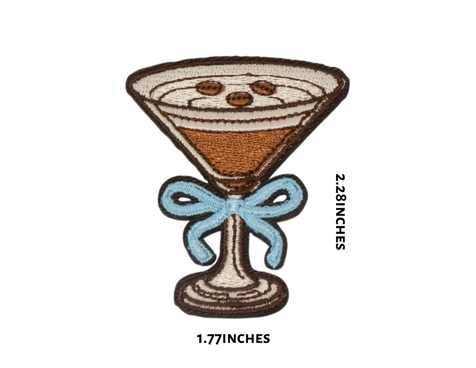 Chocolate Martini Hat Patch
