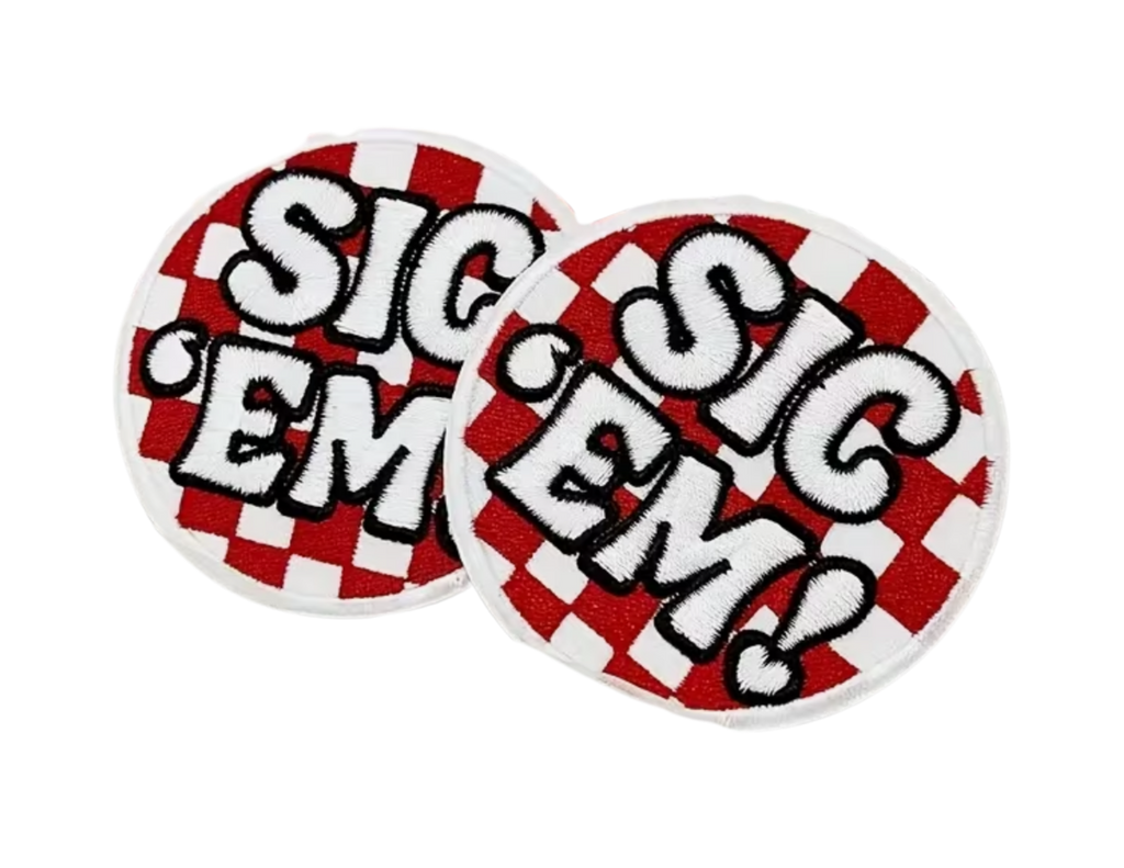 Sic'em Hat Patch