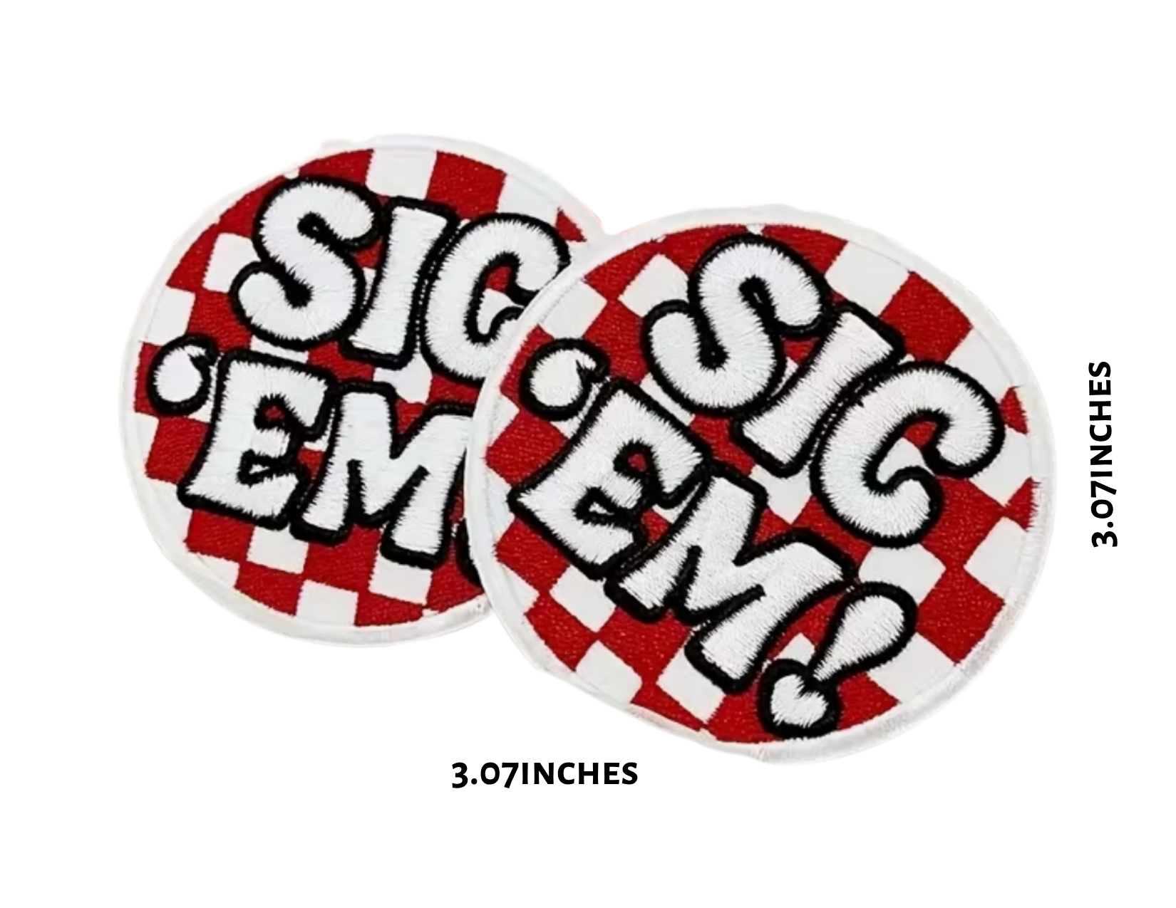 Sic'em Hat Patch