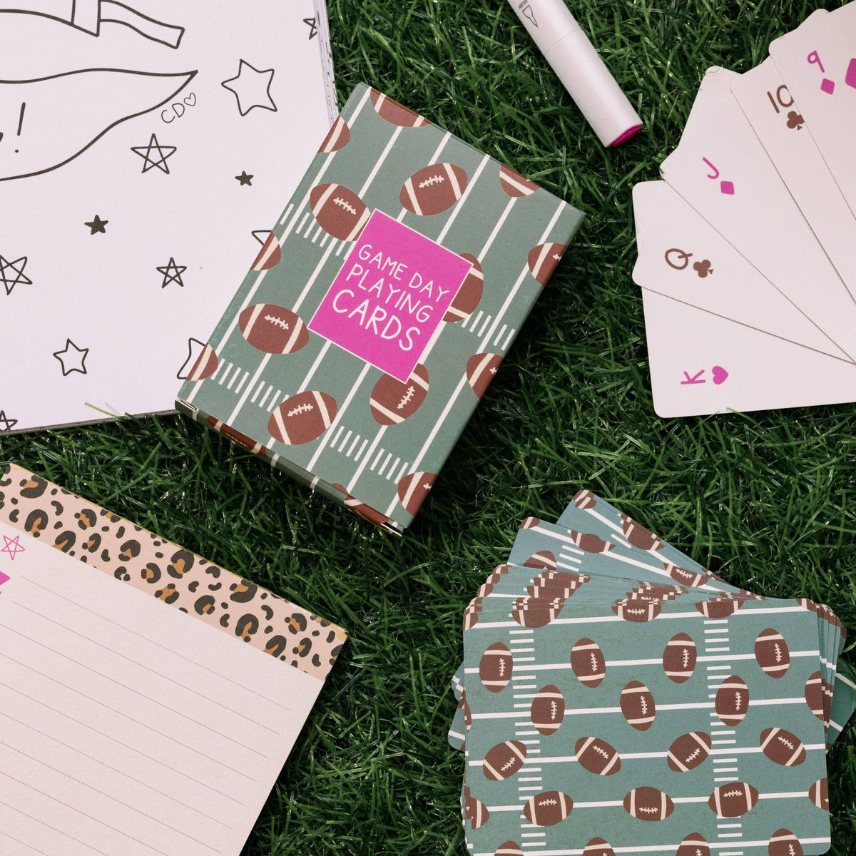 Football Game Day Deck of Playing Cards