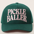 PICKLE BALLER 3D Letter Embroidery Two-Tone Trucker Hat
