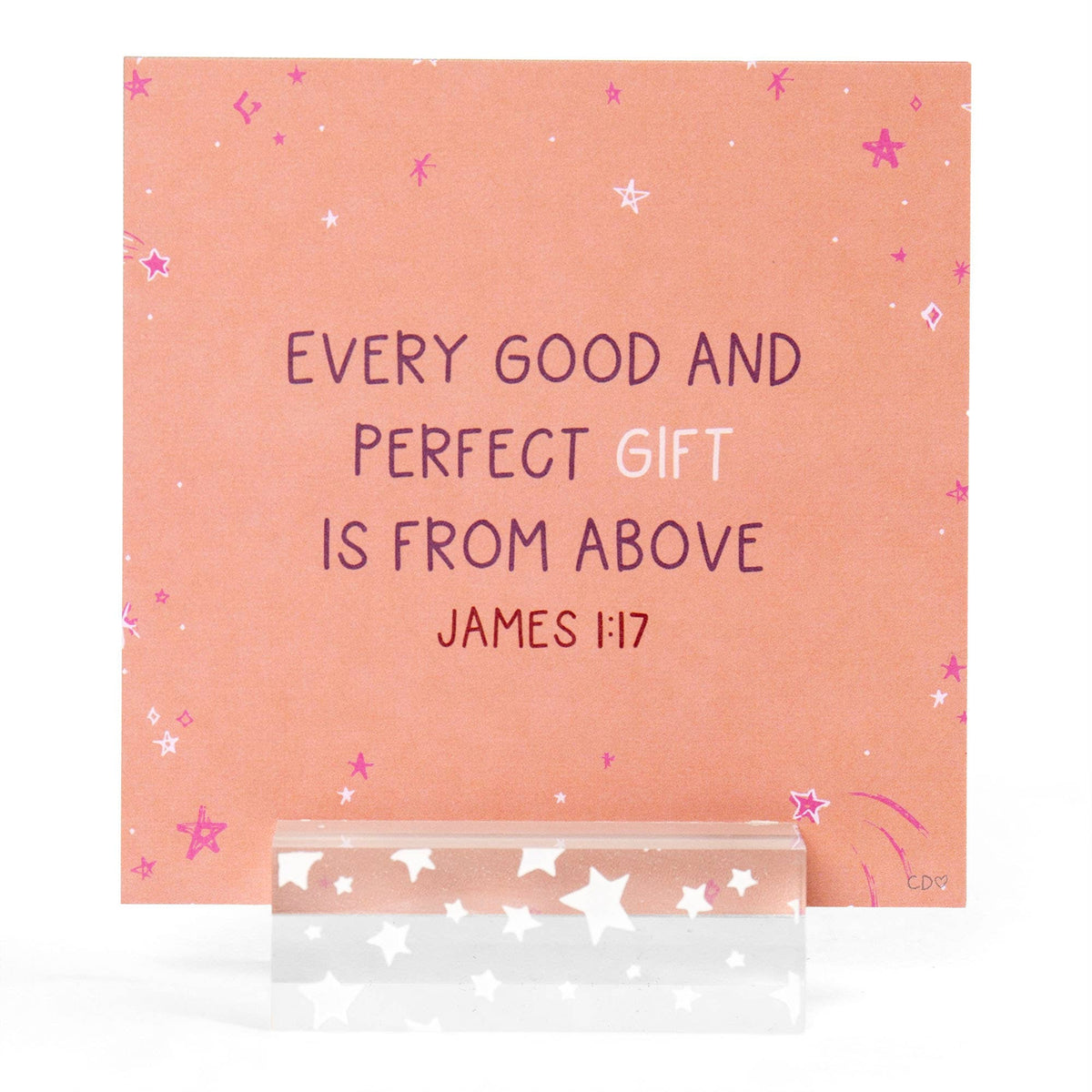 Verse for Gratitude – Bible Verse Card Set + Display Stand