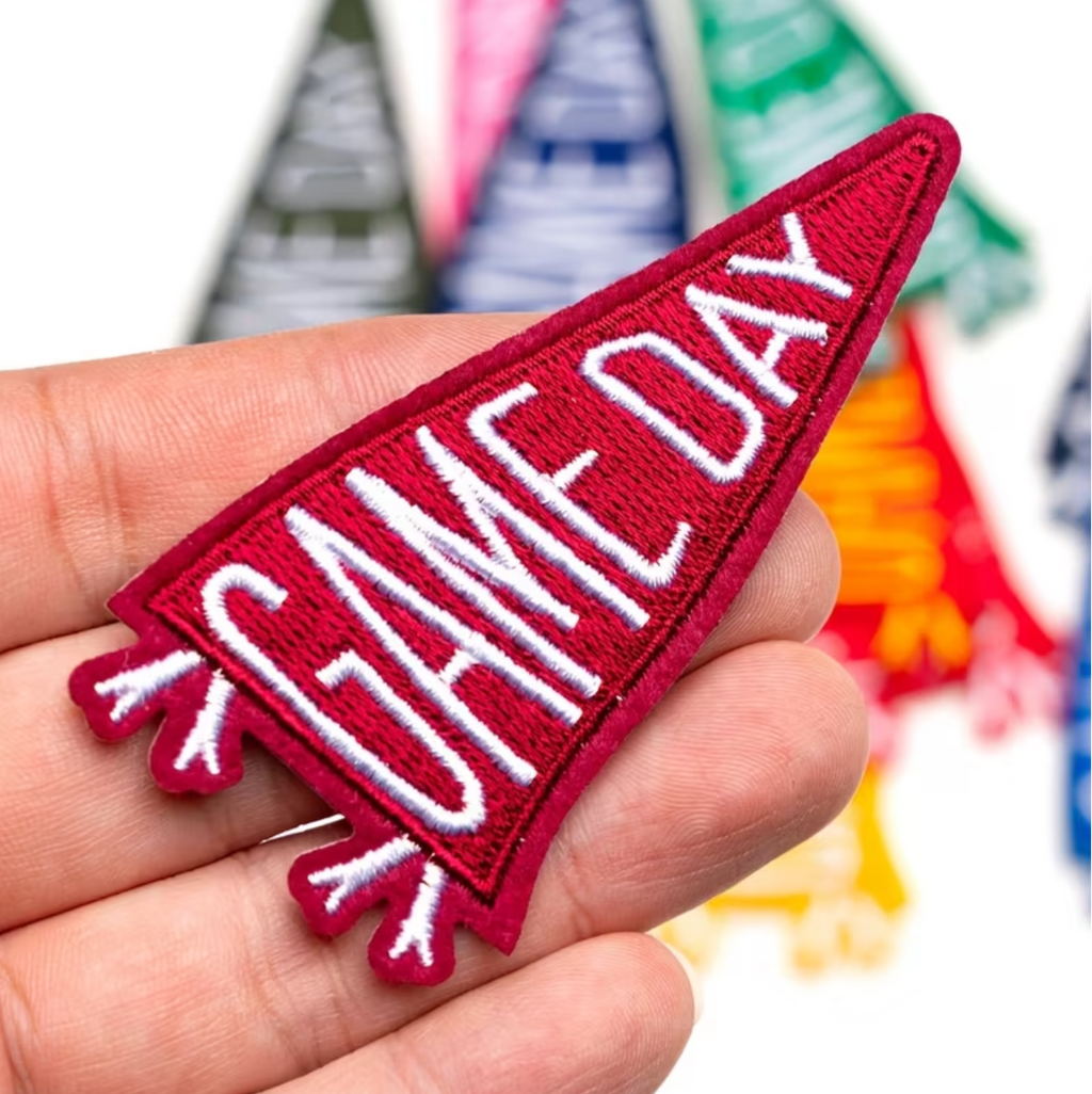 Game Day Banner Hat Patch
