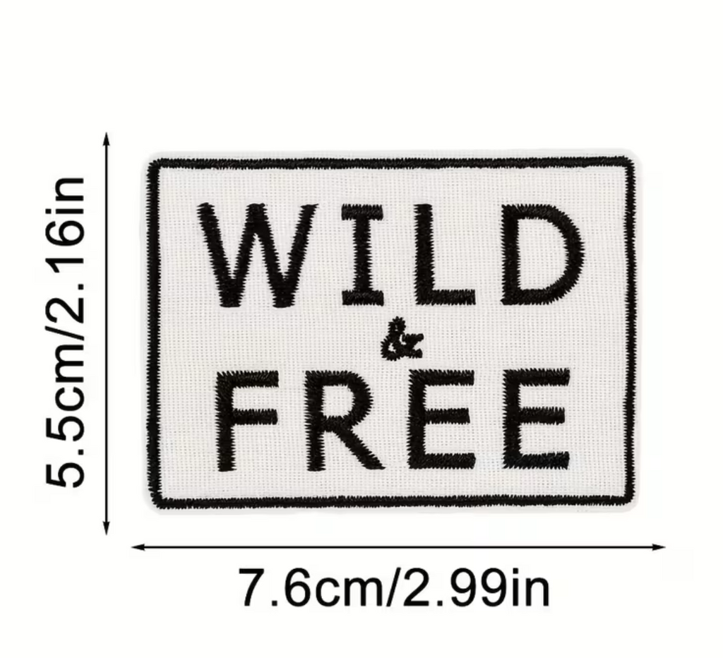 Wild & Free Hat Patch