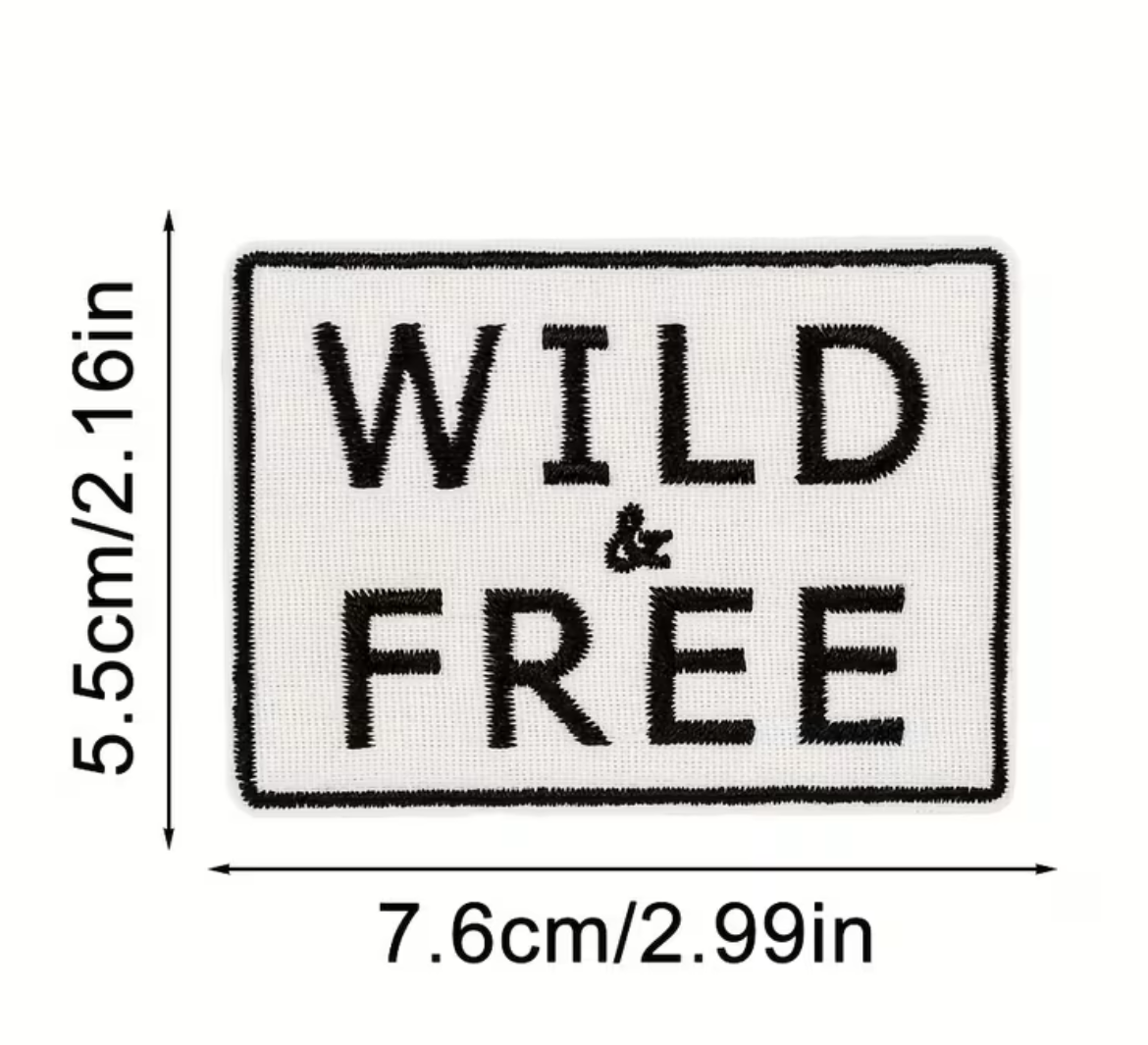 Wild & Free Hat Patch
