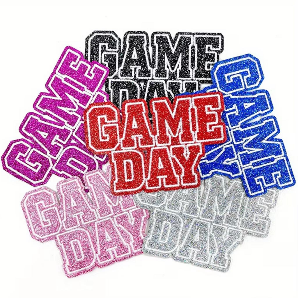Game Day Sparkle Hat Patch