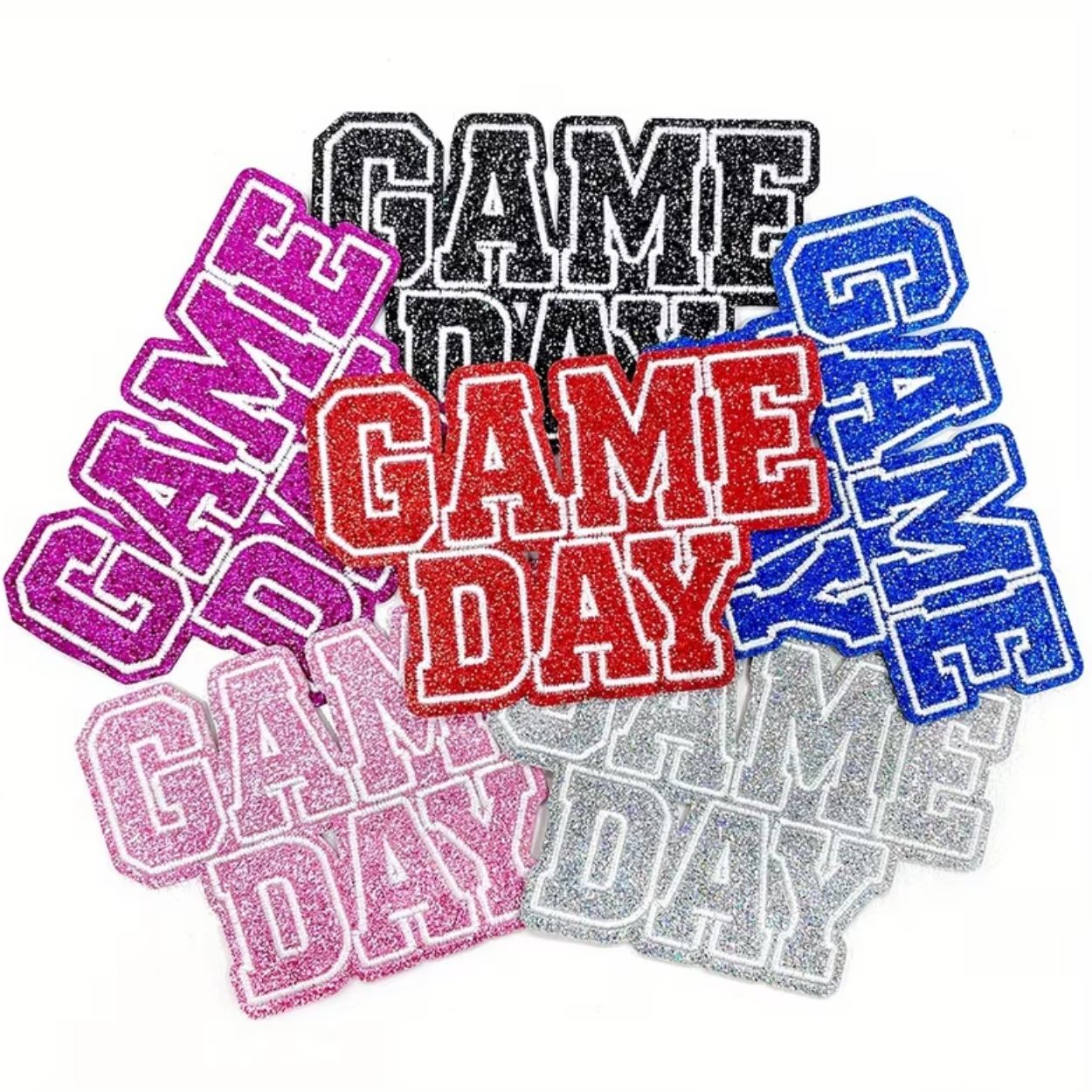 Game Day Sparkle Hat Patch