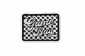 Checkered Game Day Hat Patch