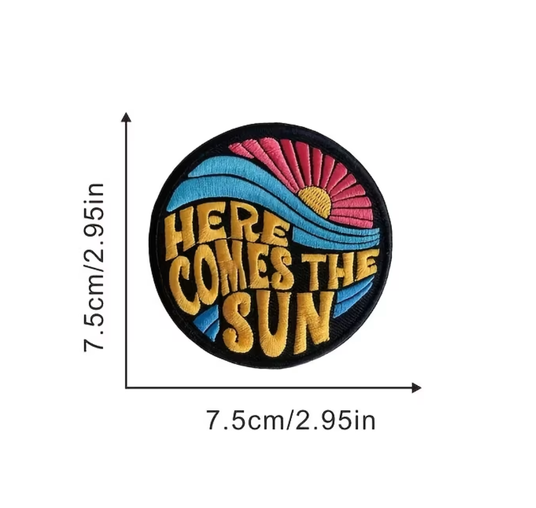 Here Comes The Sun Hat Patch
