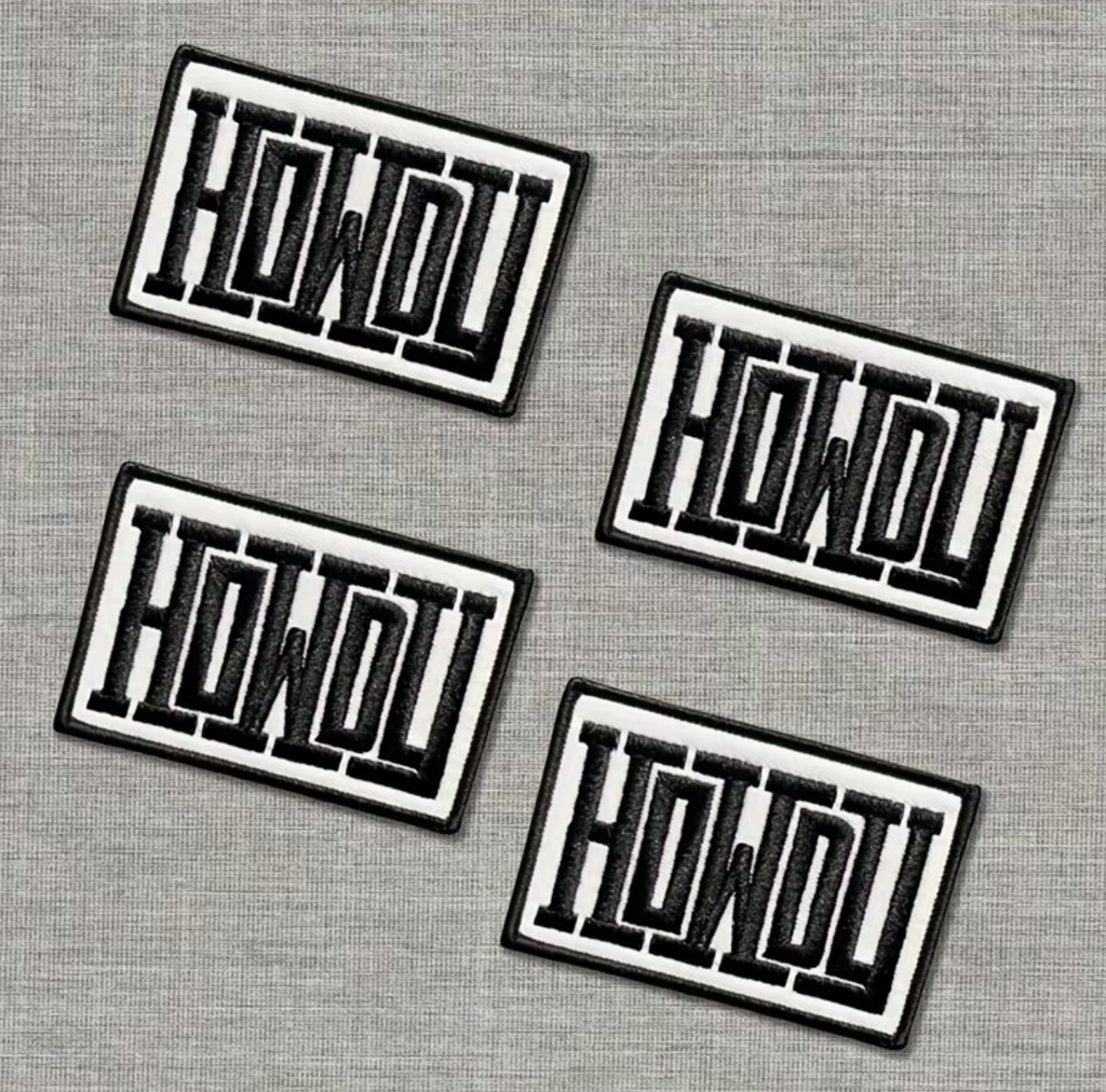 Black and White Howdy