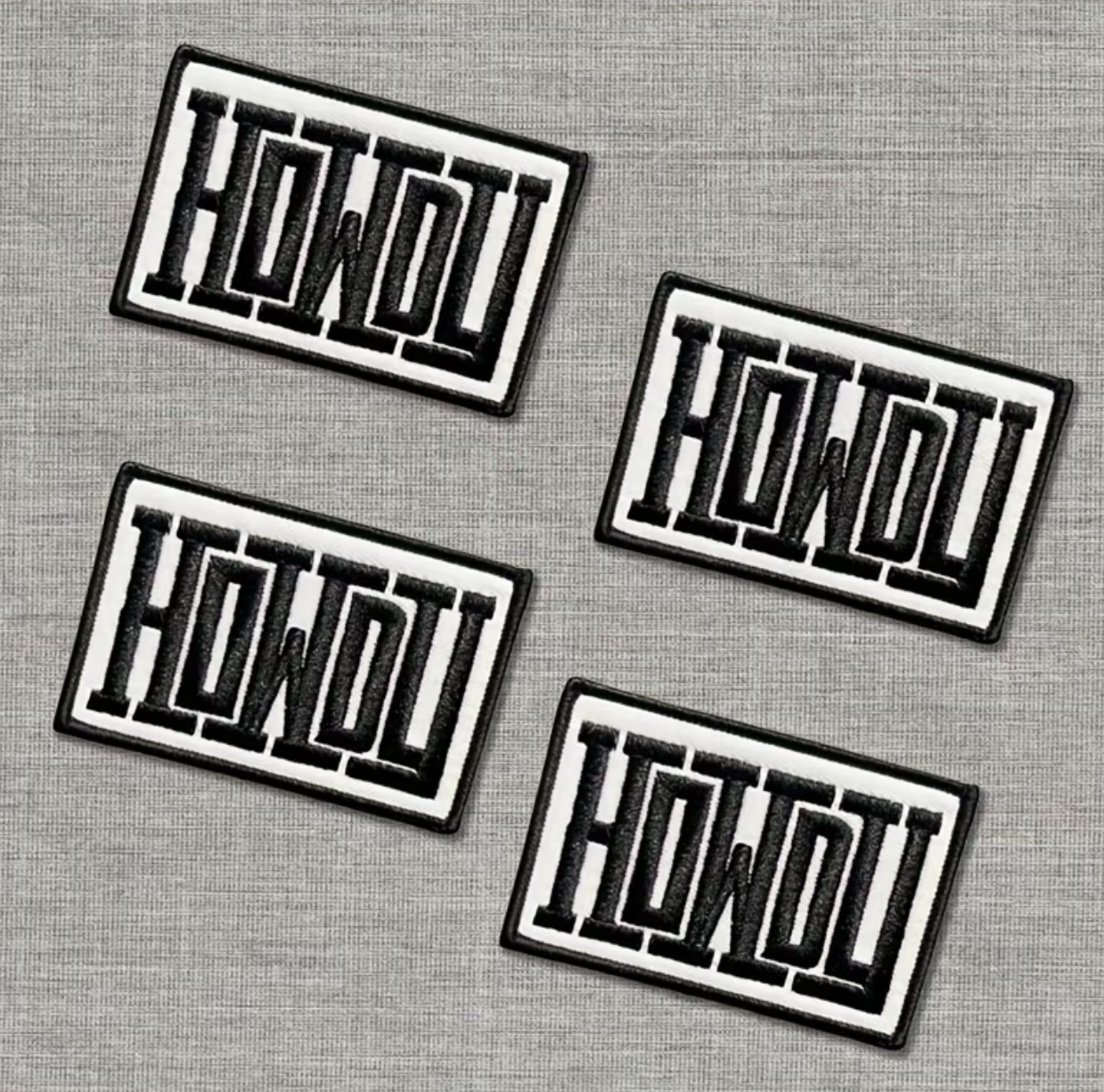 Black and White Howdy