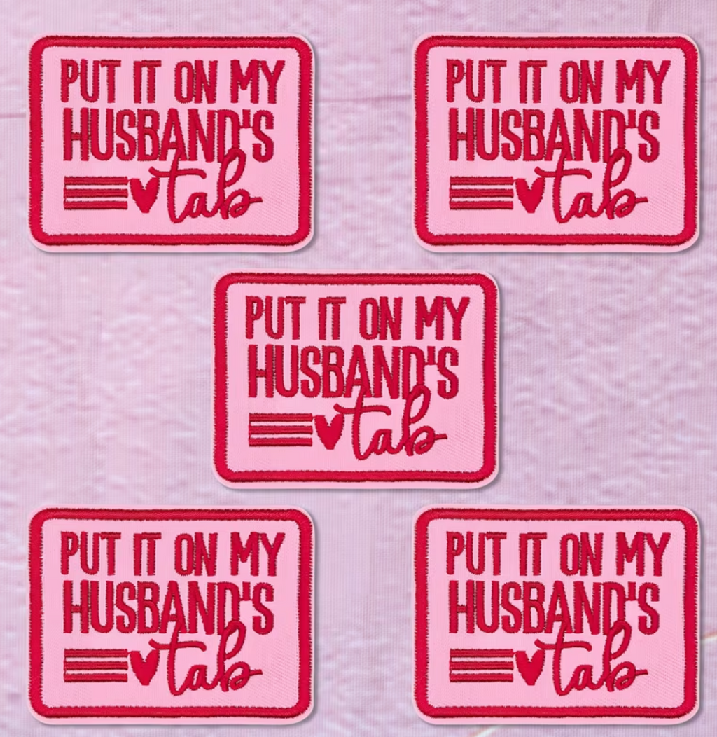 Put it on my husband tab 2