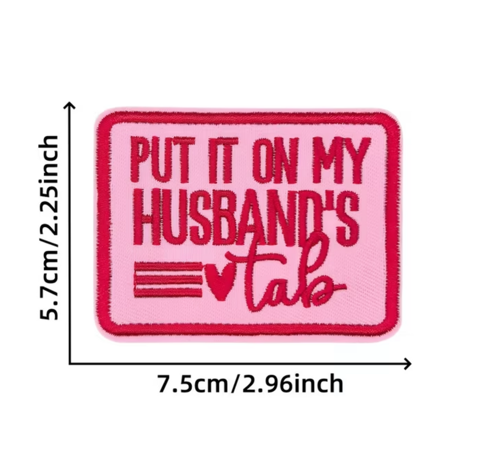 Put it on my husband tab 2