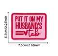 Put it on my husband tab 2