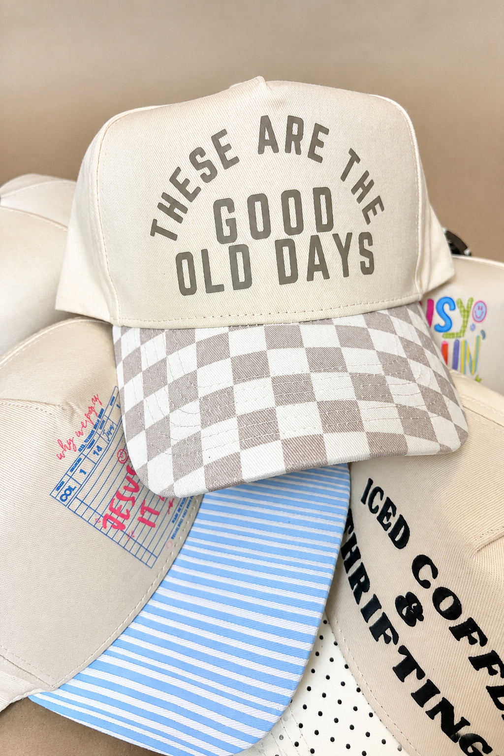 There are the good ole days checkered
