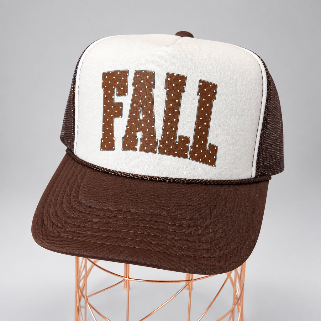 Fallin' for Fall Trucker Hat 🤎