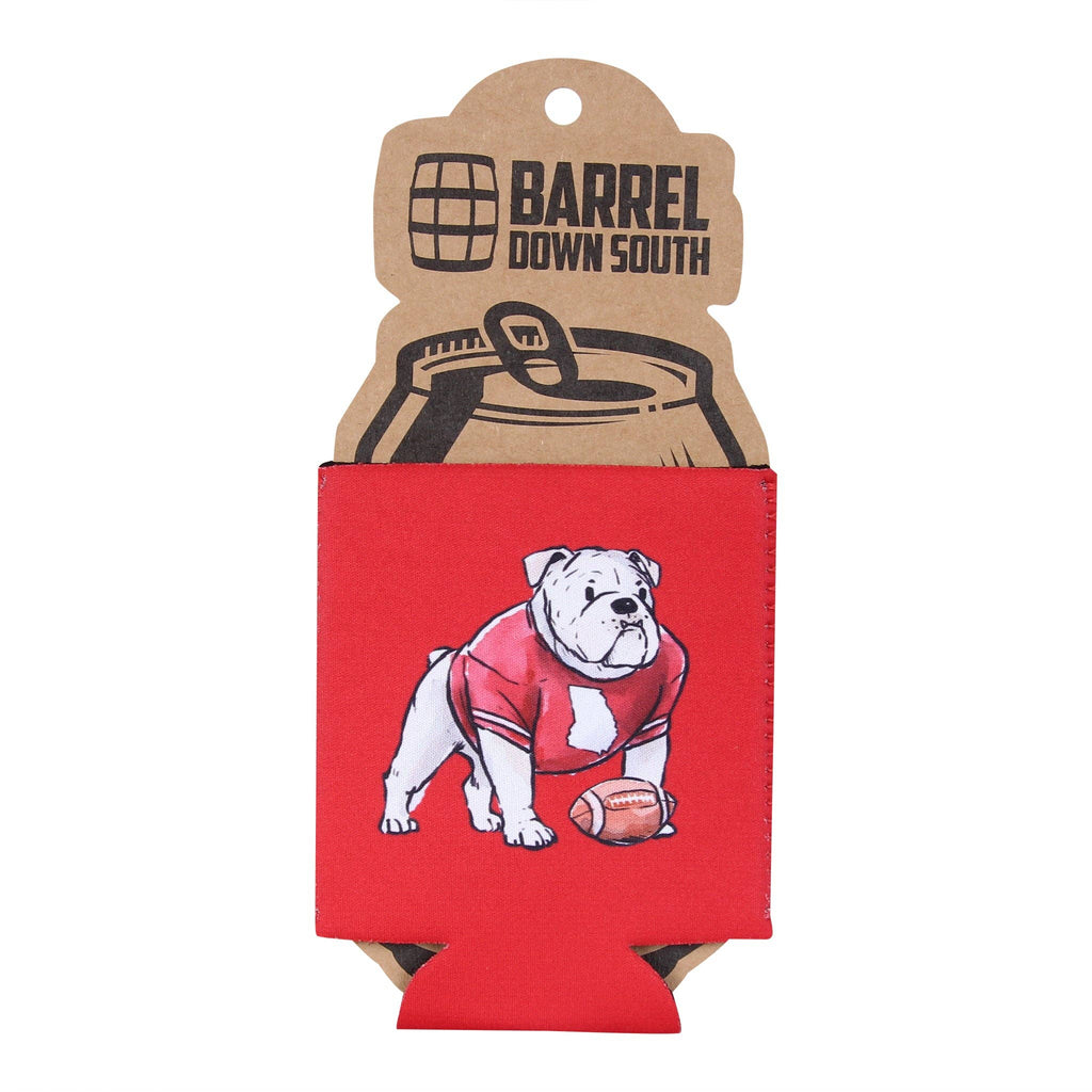 Red Bulldog Can Cooler